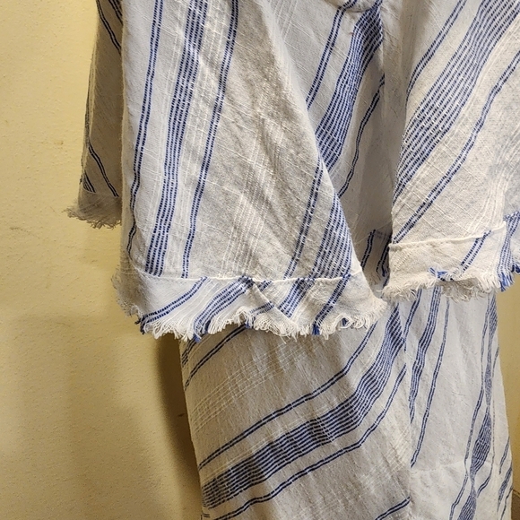 Kalypso 7 stripes casual cotton short dress size S - Picture 3 of 10